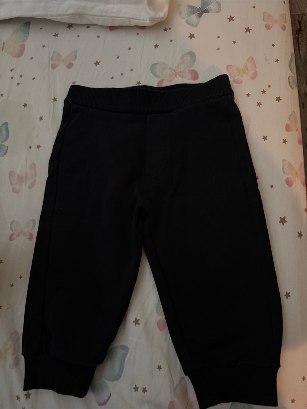 Moncler Kids Black Jogger Sweatpants